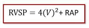 calculate rvsp from tr.